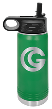 Load image into Gallery viewer, 20oz Water Bottle - CG Icon Logo - Laser Engraved
