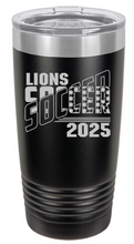 Load image into Gallery viewer, 20oz Polar Camel Tumbler - Soccer Split - Laser Engraved
