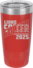 Load image into Gallery viewer, 20oz Polar Camel Tumbler - Soccer Split - Laser Engraved
