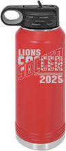 Load image into Gallery viewer, 32oz Polar Camel Tumbler - Soccer Split - Laser Engraved
