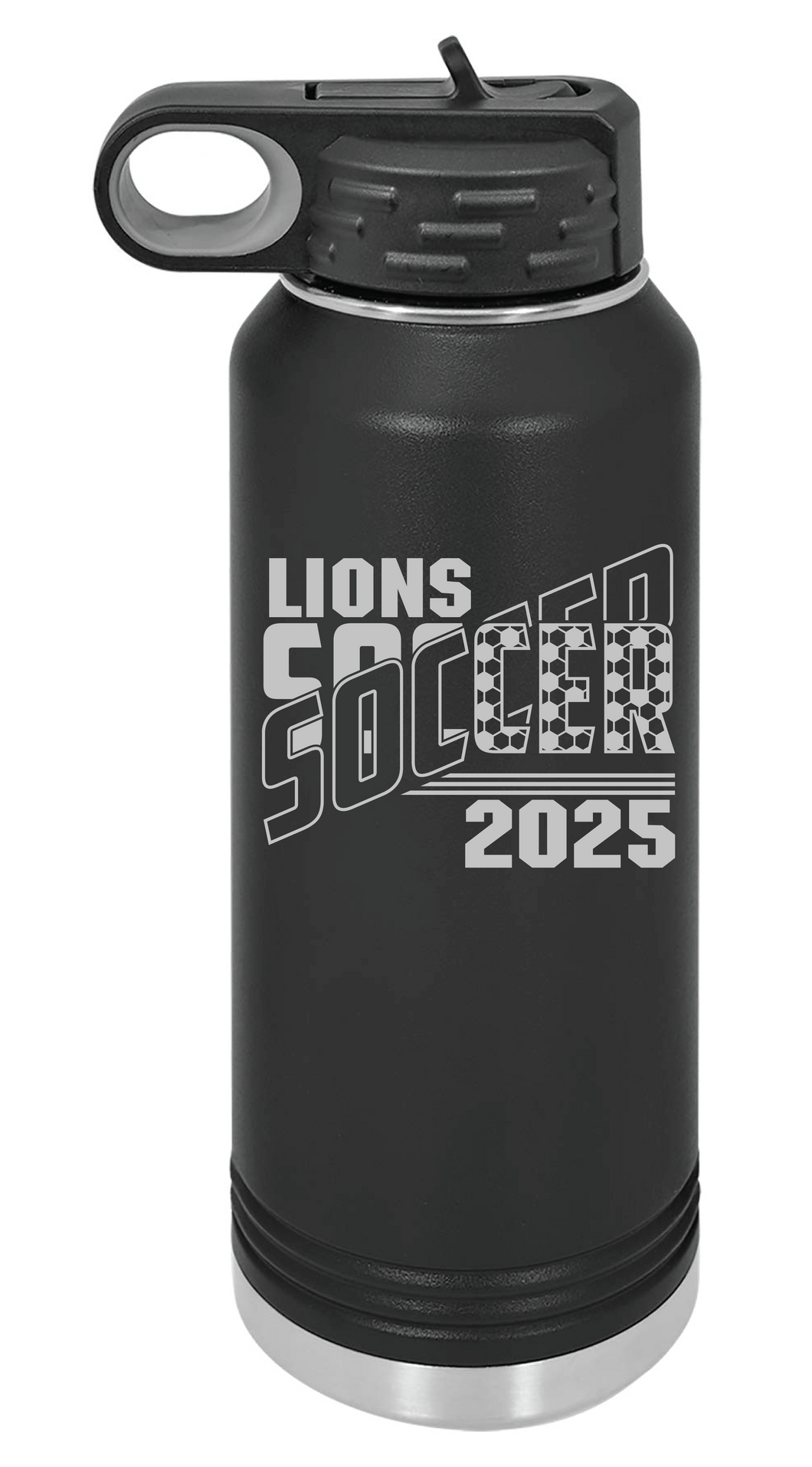 32oz Polar Camel Tumbler - Soccer Split - Laser Engraved