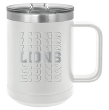 Load image into Gallery viewer, 15oz Polar Camel Mug - Lions - Laser Engraved
