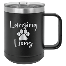 Load image into Gallery viewer, 15oz Polar Camel Mug - Paw Print - Laser Engraved
