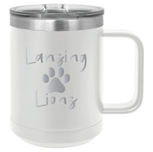 Load image into Gallery viewer, 15oz Polar Camel Mug - Paw Print - Laser Engraved
