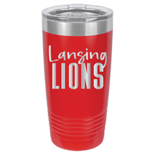 Load image into Gallery viewer, 20oz Polar Camel Tumbler - Lansing Lions - Laser Engraved
