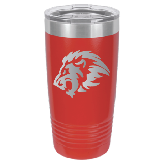 20oz Polar Camel Tumbler - Lion Logo - Laser Engraved