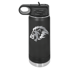 Load image into Gallery viewer, 20oz Water Bottle - Lion Logo - Laser Engraved
