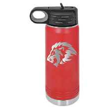 Load image into Gallery viewer, 20oz Water Bottle - Lion Logo - Laser Engraved
