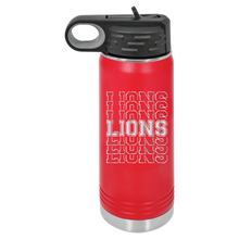 Load image into Gallery viewer, 20oz Water Bottle - Lions - Laser Engraved
