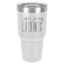 Load image into Gallery viewer, 30oz Polar Camel Tumbler - Lansing Lions - Laser Engraved
