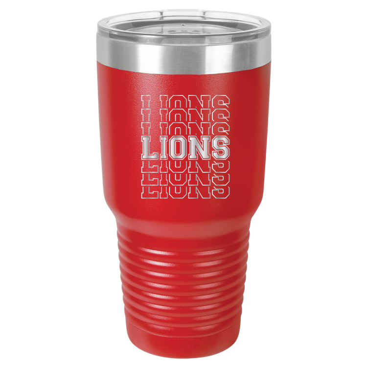 30oz Polar Camel Tumbler - Lions - Laser Engraved