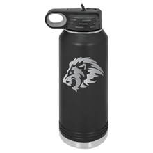 Load image into Gallery viewer, 32oz Water Bottle - Lion Logo - Laser Engraved
