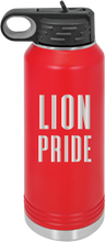 Load image into Gallery viewer, 32oz Water Bottle - Lion Pride - Laser Engraved
