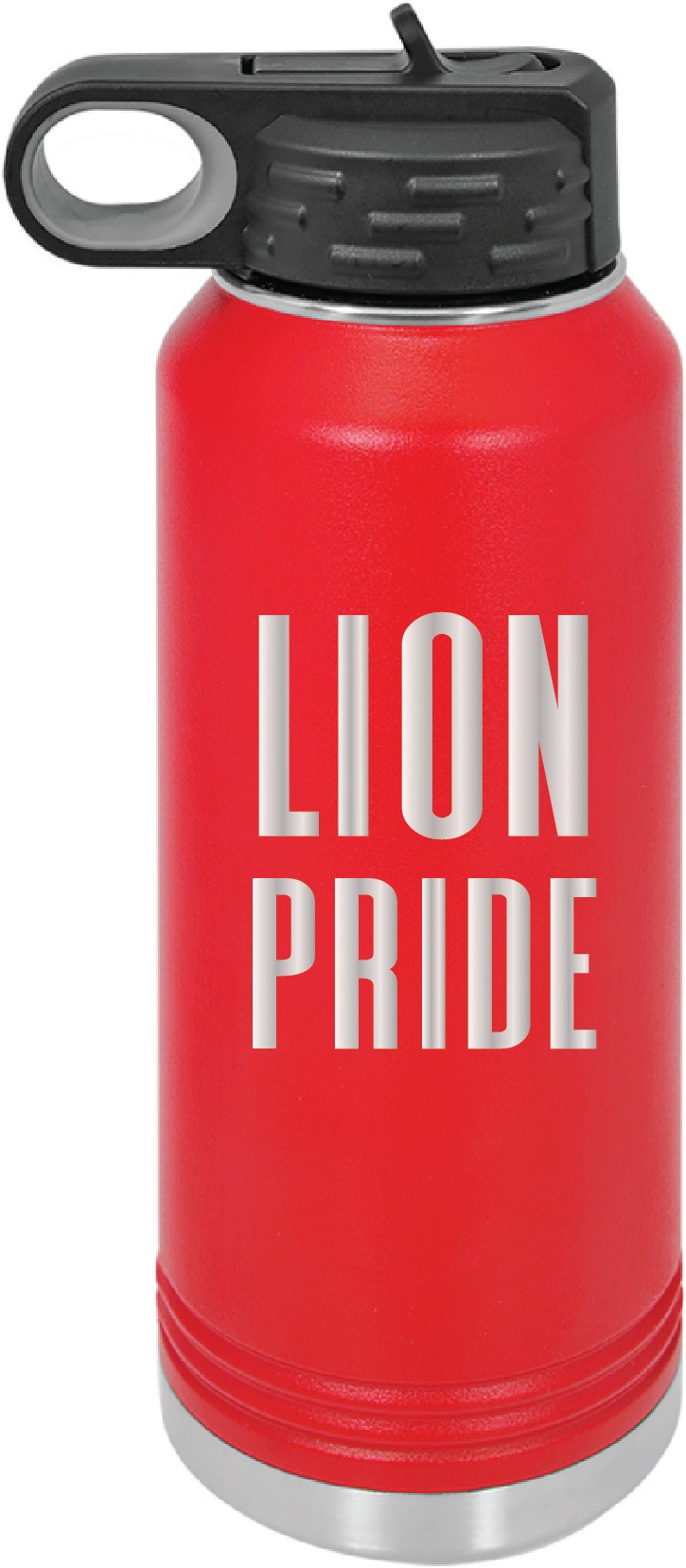 32oz Water Bottle - Lion Pride - Laser Engraved