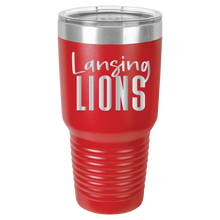 Load image into Gallery viewer, 30oz Polar Camel Tumbler - Lansing Lions - Laser Engraved
